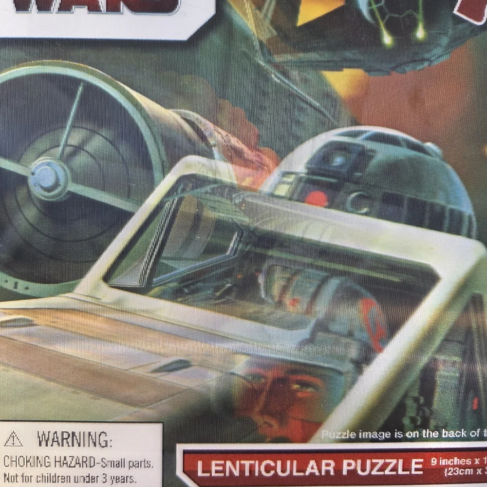 Cardinal Star Wars 3D Lenticular Jigsaw Puzzle 100 Pieces